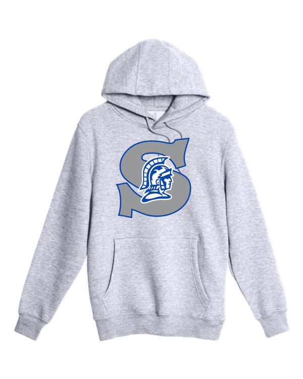 Southwest Football - Heather Grey Hoodie Value - Full Front