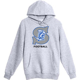 Southwest Football - Heather Grey Hoodie Value - Full Front
