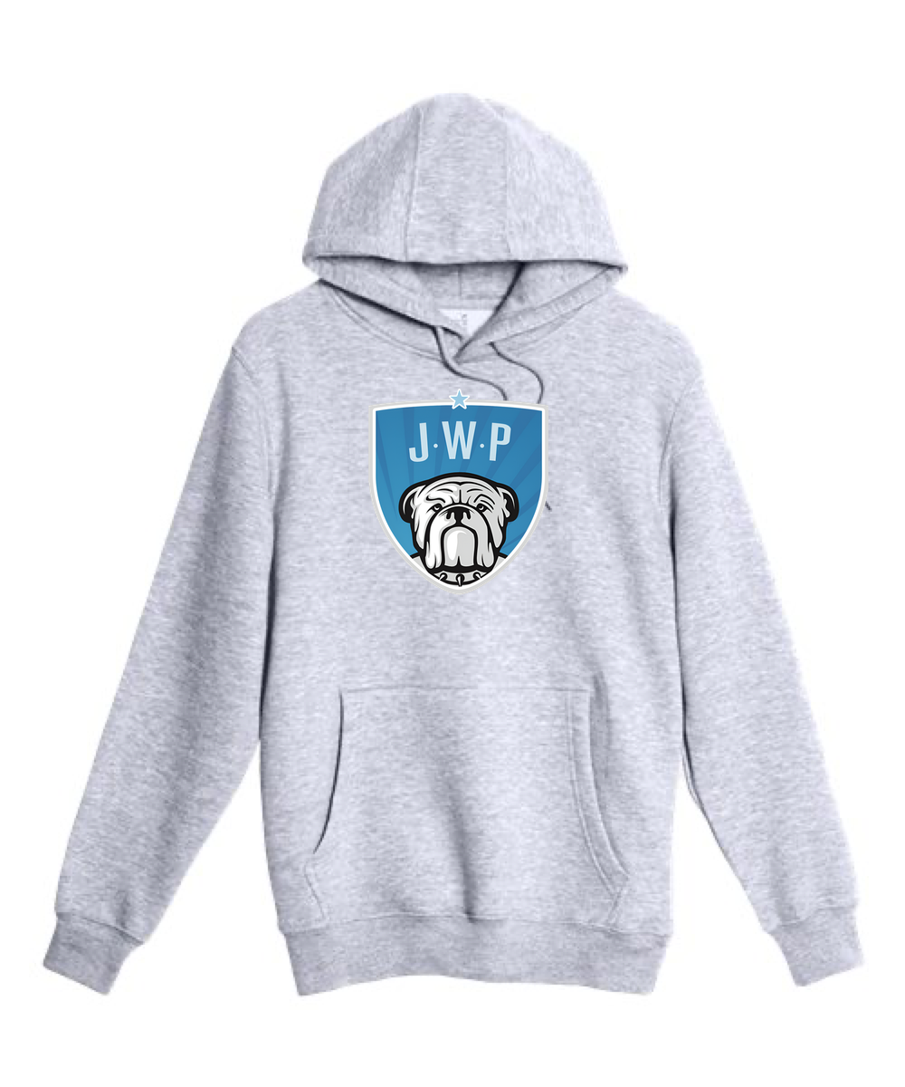 JWP Football - Heather Grey Hoodie Value - Full Front