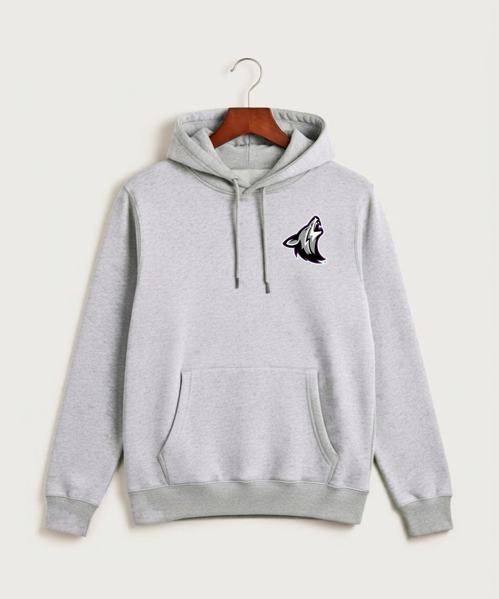 Heron Lake-Okabena High School Football (Boys) - Heather Grey Hoodie Value - Left Chest