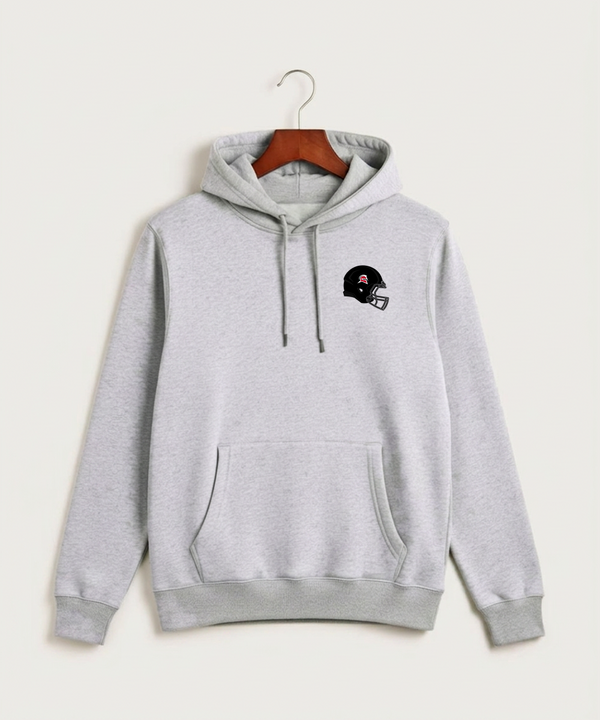 Hancock High School Football (Boys) - Heather Grey Hoodie Value - Left Chest