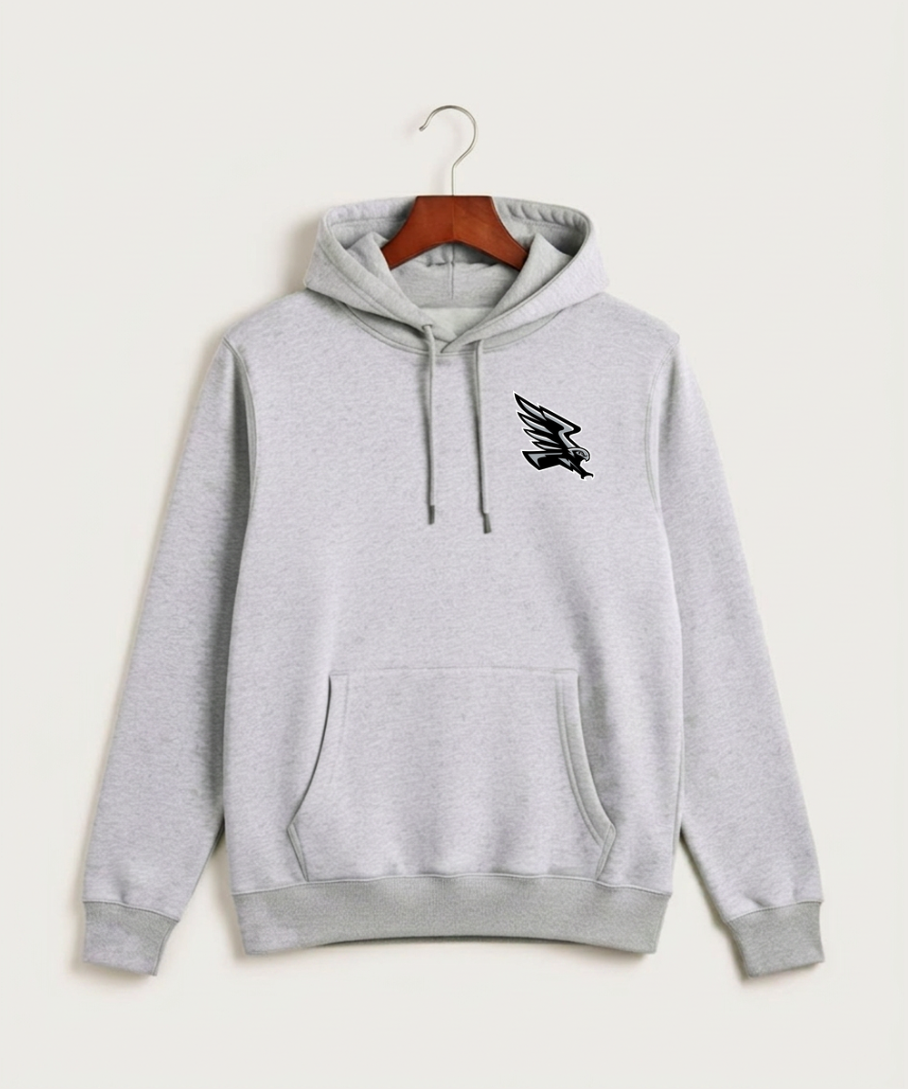 Red Rock Central High School Football (Boys) - Heather Grey Hoodie Value - Left Chest