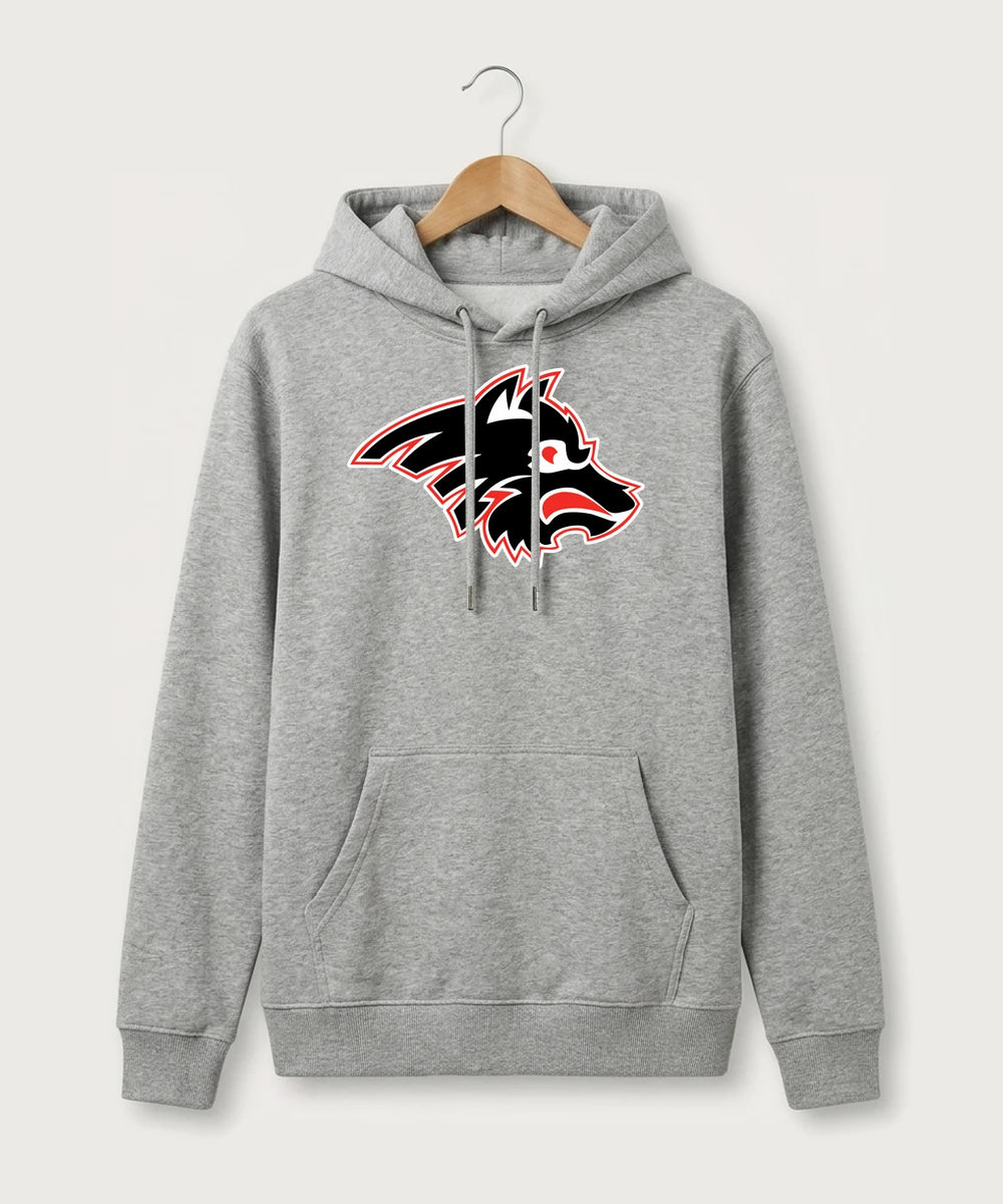 Milaca High School Football (Boys) - Heather Grey Hoodie Value