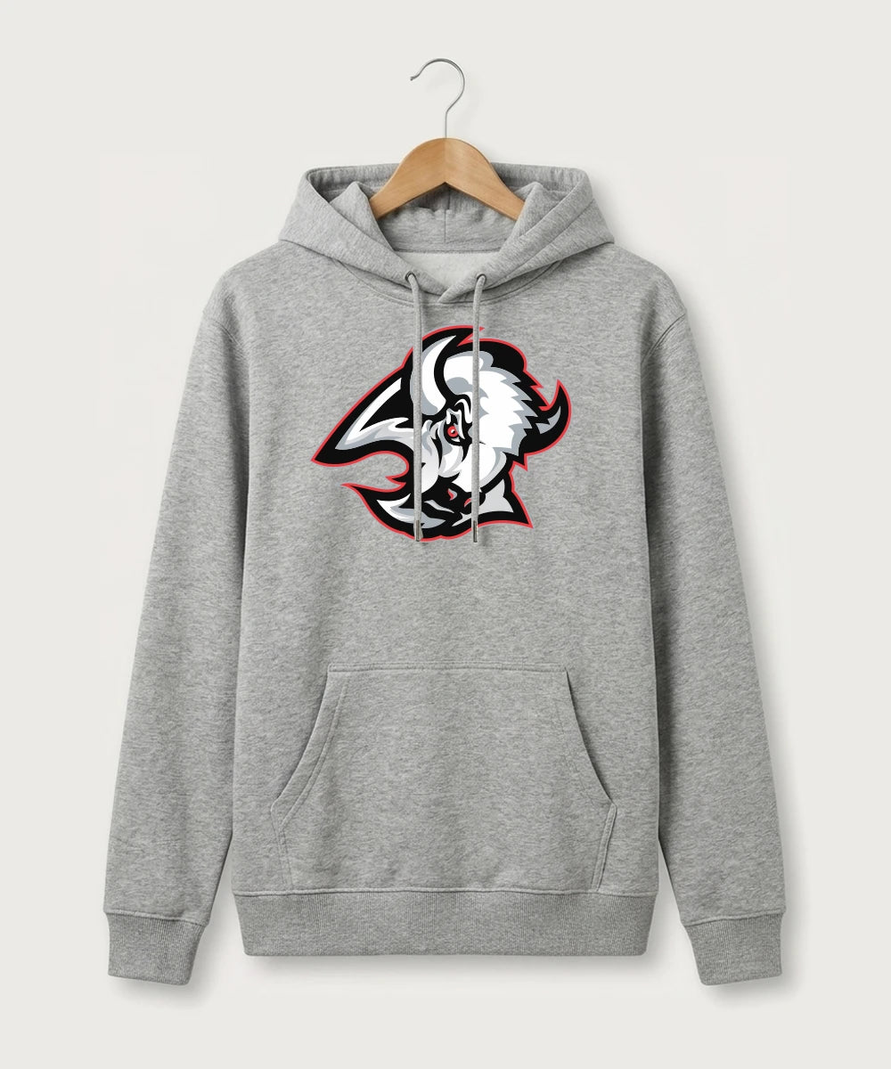Buffalo High School Football (Boys) - Heather Grey Hoodie Value