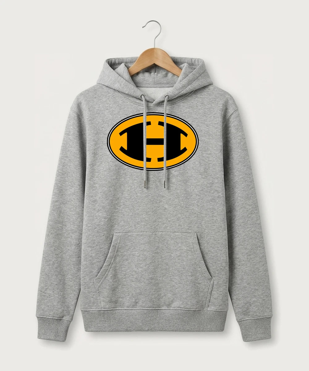 Hutchinson High School Football (Boys) - Heather Grey Hoodie Value