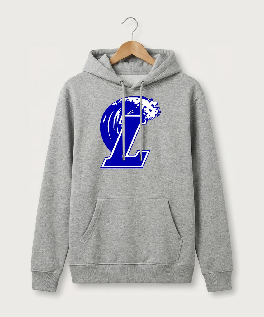 Lakeview High School Football (Boys) - Heather Grey Hoodie Value