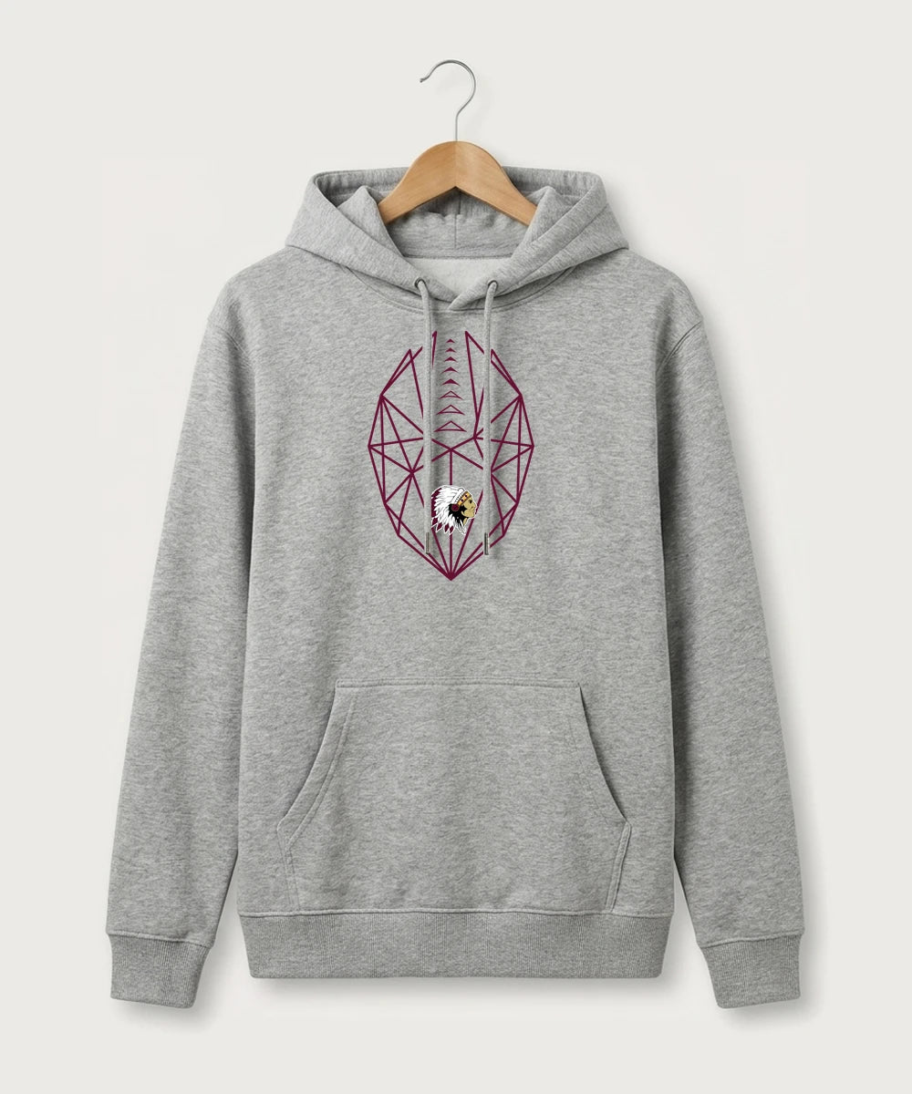 Stockton High School Football - Heather Grey Hoodie Value