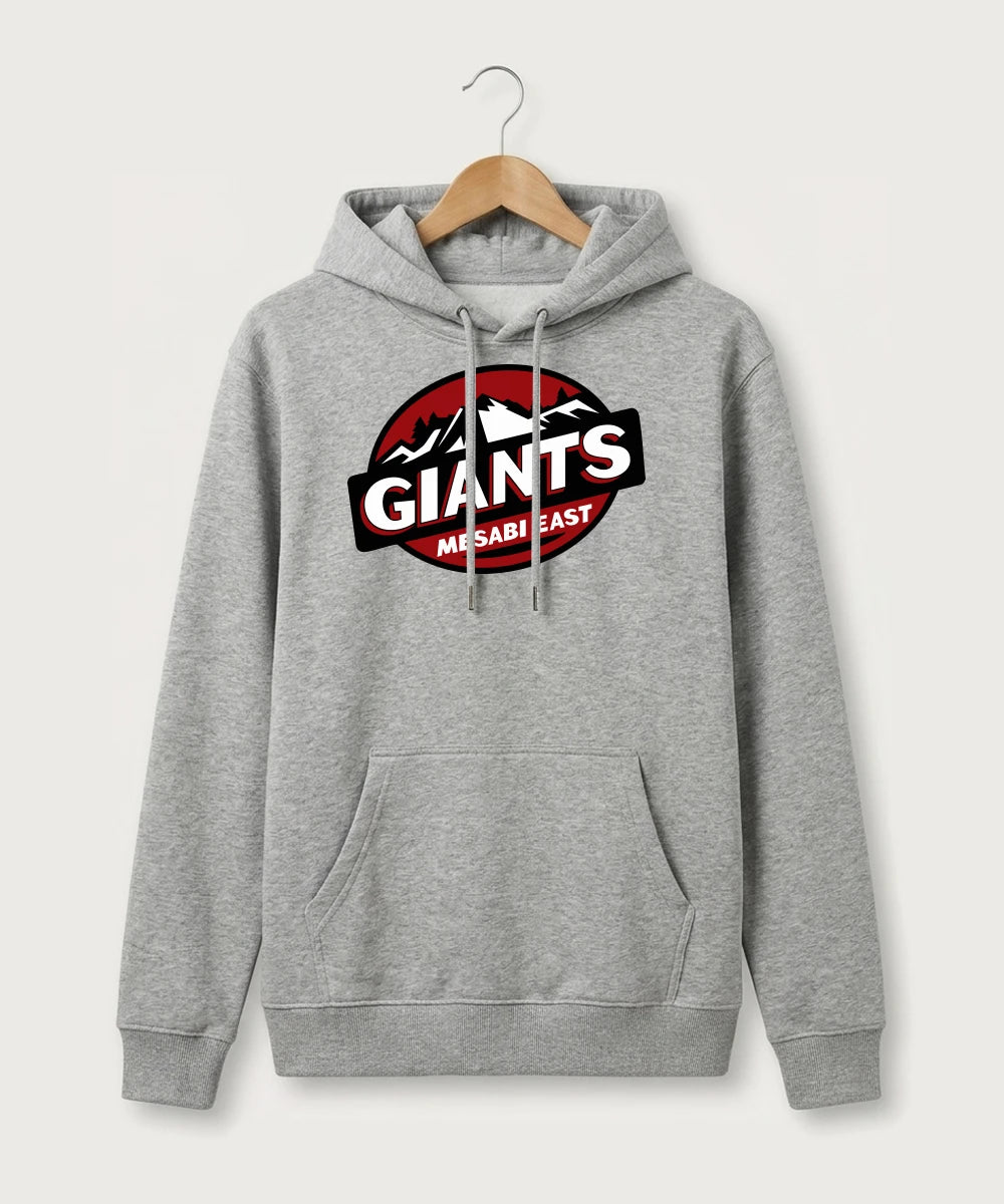 Mesabi East High School Football (Boys) - Heather Grey Hoodie Value
