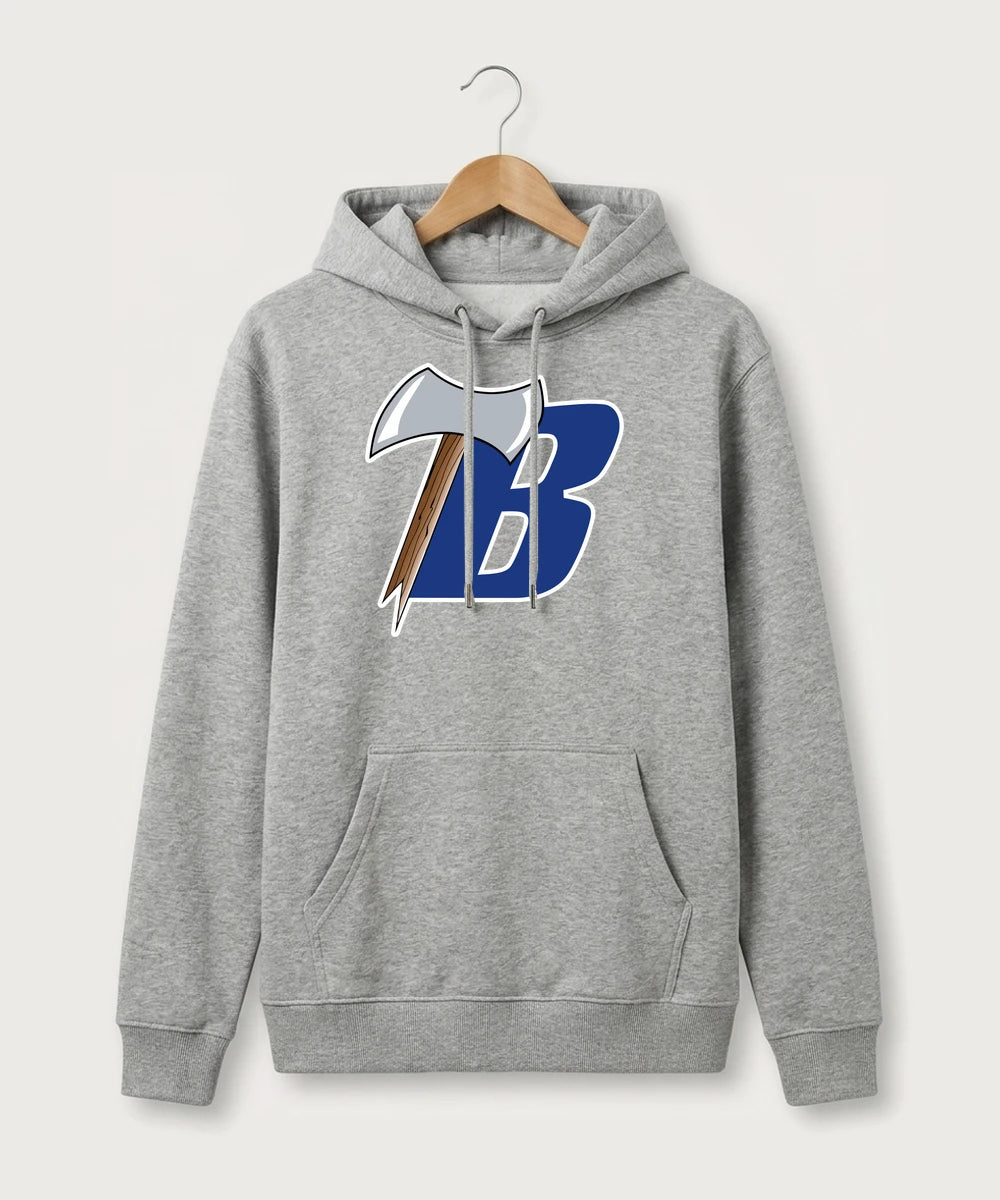 Bemidji High School Football (Boys) - Heather Grey Hoodie Value