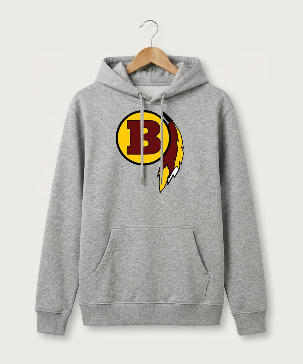 Benson High School Football (Boys) - Heather Grey Hoodie Value