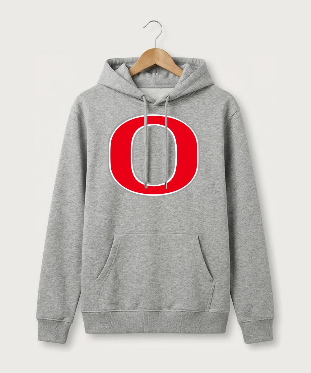Osakis High School Athletics Coed - Heather Grey Hoodie Value