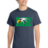 Maple River High School hockey_boys - Heather Navy Port & Co Core Cotton Tee. PC54