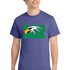 Maple River High School hockey_boys - Heather Purple Port & Co Core Cotton Tee. PC54