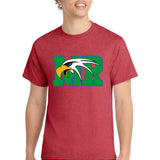 Maple River High School hockey_boys - Heather Red Port & Co Core Cotton Tee. PC54