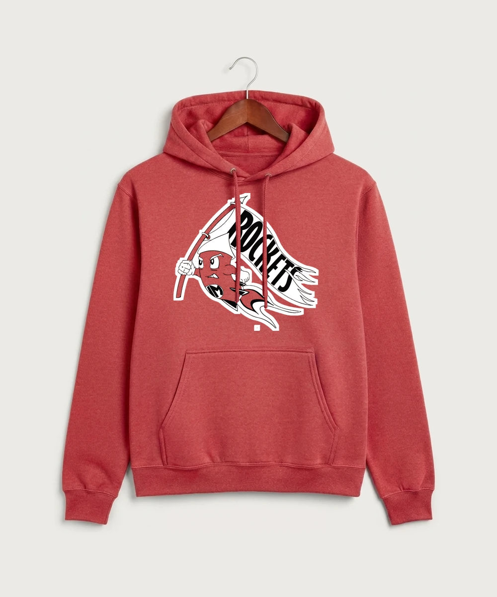 John Marshall High School Cross Country (Coed) - Heather Red Port & Co Core Fleece Pullover Hooded Sweatshirt. PC78H