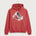John Marshall High School Swimming (Girls) - Heather Red Port & Co Core Fleece Pullover Hooded Sweatshirt. PC78H