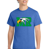 Maple River High School hockey_boys - Heather Royal Port & Co Core Cotton Tee. PC54