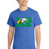 Maple River High School hockey_boys - Heather Royal Port & Co Core Cotton Tee. PC54