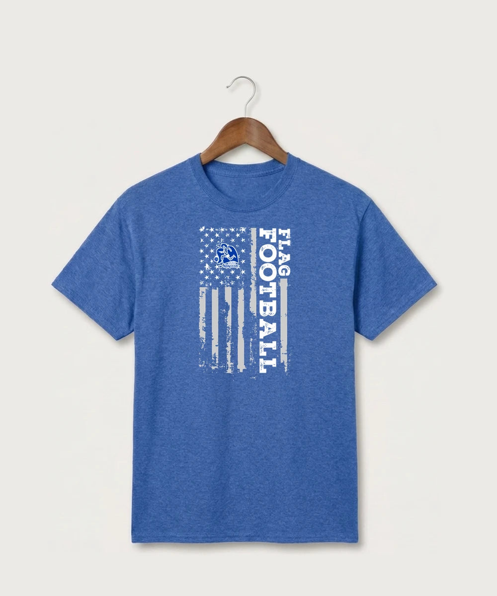 GhostFit Team Store E2E 1790034338 - Heather Royal Port & Co Core Cotton Tee. PC54