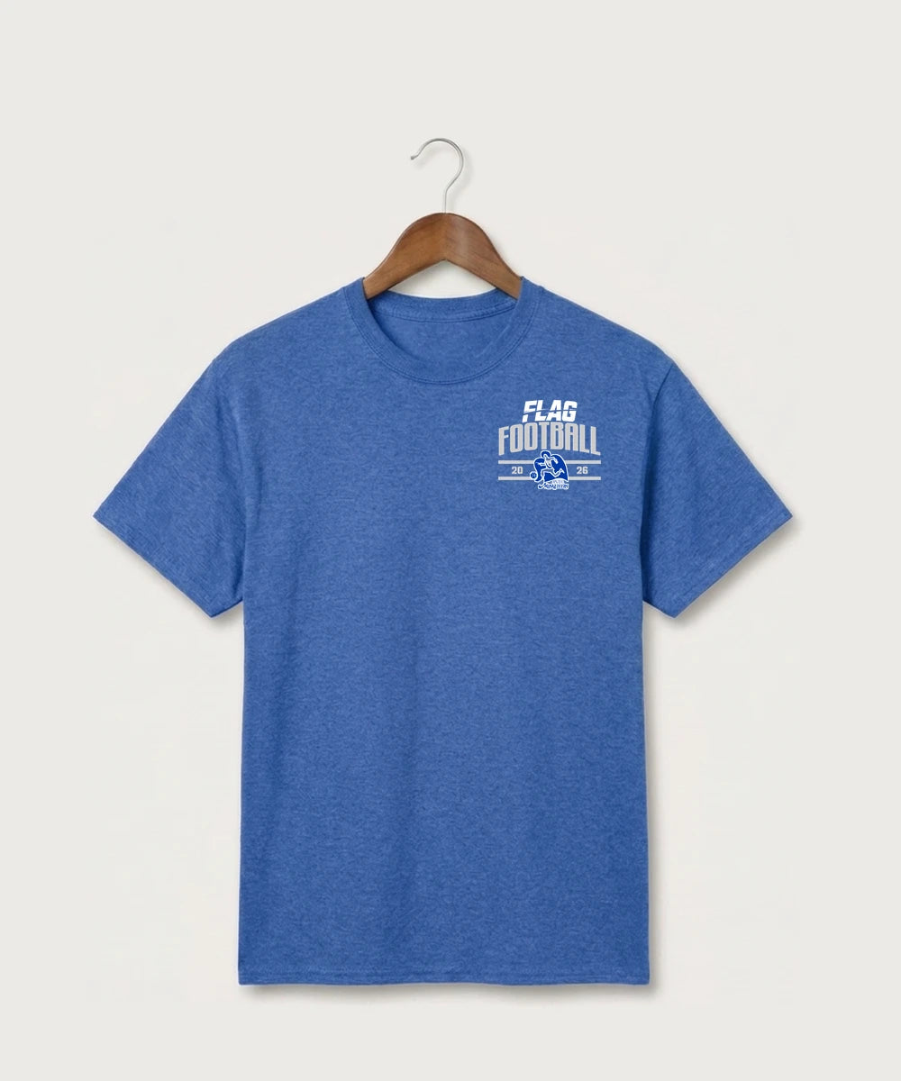 GhostFit Team Store E2E 1790034338 - Heather Royal Port & Co Core Cotton Tee. PC54