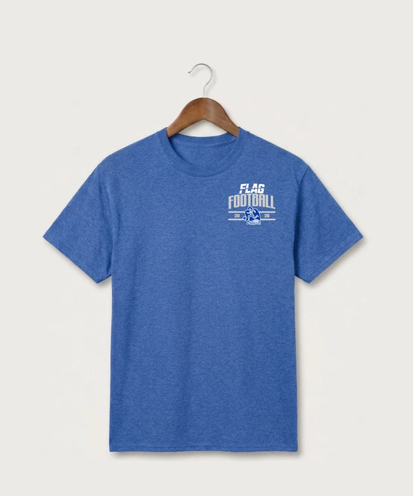 GhostFit Team Store E2E 1790034338 - Heather Royal Port & Co Core Cotton Tee. PC54