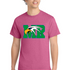 Maple River High School hockey_boys - Heather Sangria Port & Co Core Cotton Tee. PC54
