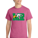 Maple River High School hockey_boys - Heather Sangria Port & Co Core Cotton Tee. PC54