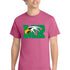 Maple River High School hockey_boys - Heather Sangria Port & Co Core Cotton Tee. PC54