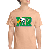 Maple River High School hockey_boys - Heathered Dusty Peach Port & Co Core Cotton Tee. PC54