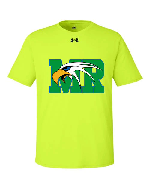 Maple River High School hockey_boys - High-Vis Yellow/ Black Men's Team Tech™ T-Shirt