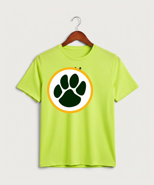 Ashwaubenon High School Football (Boys) - High-Vis Yellow/ Black Men's Team Tech™ T-Shirt