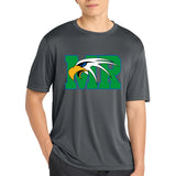 Maple River High School hockey_boys - Iron Grey Heather Sport-Tek PosiCharge Competitor Tee. ST350