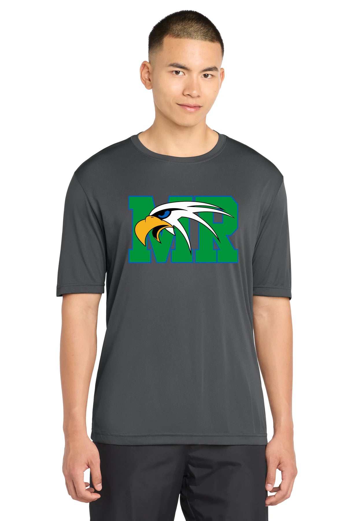 Maple River High School hockey_boys - Iron Grey Sport-Tek PosiCharge Competitor Tee. ST350