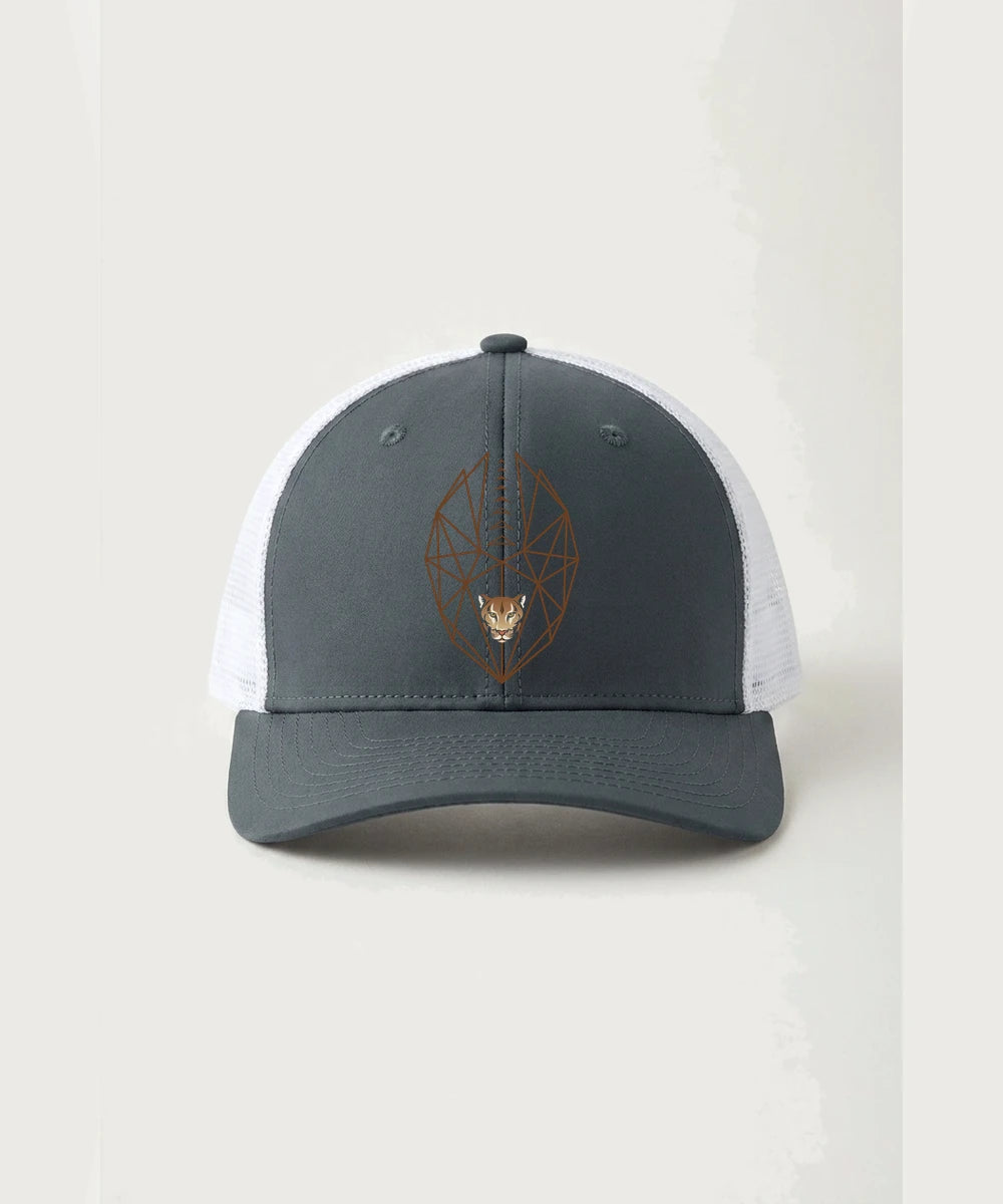Ada Borup High School Football (Boys) - Iron Grey/ White Sport-Tek Club Trucker Cap STC46