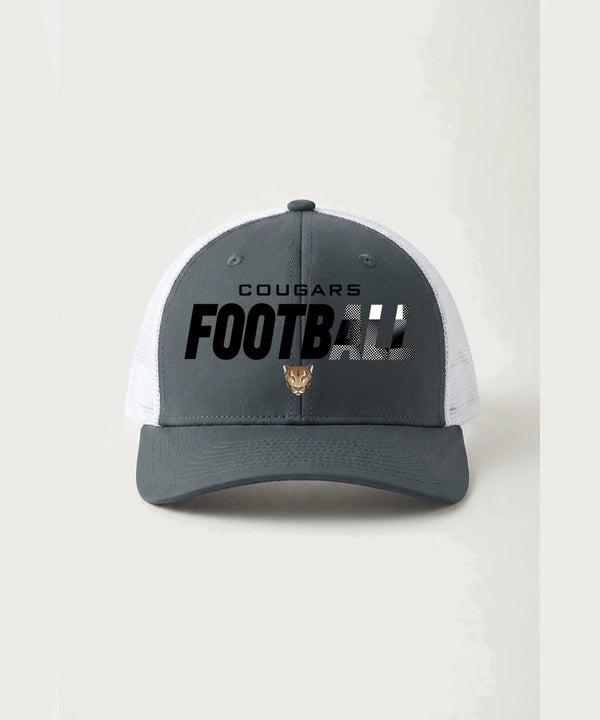 Ada Borup High School Football (Boys) - Iron Grey/ White Sport-Tek Club Trucker Cap STC46