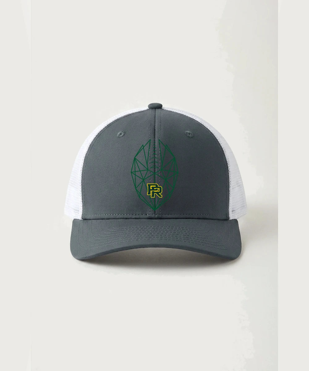 Proctor High School Football (Boys) - Iron Grey/ White Sport-Tek Club Trucker Cap STC46