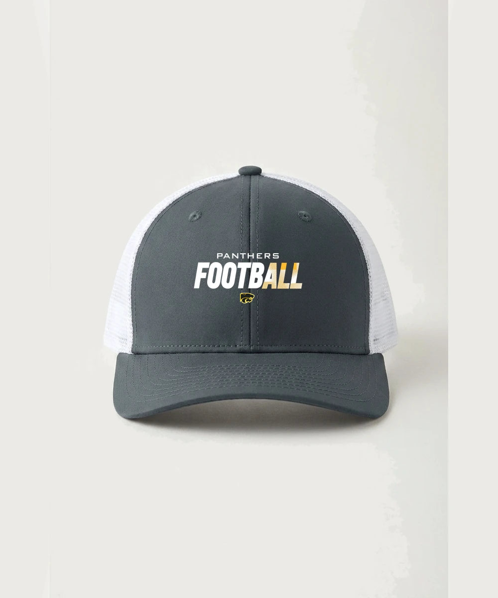 Le-Win Football - Iron Grey/ White Sport-Tek Club Trucker Cap STC46