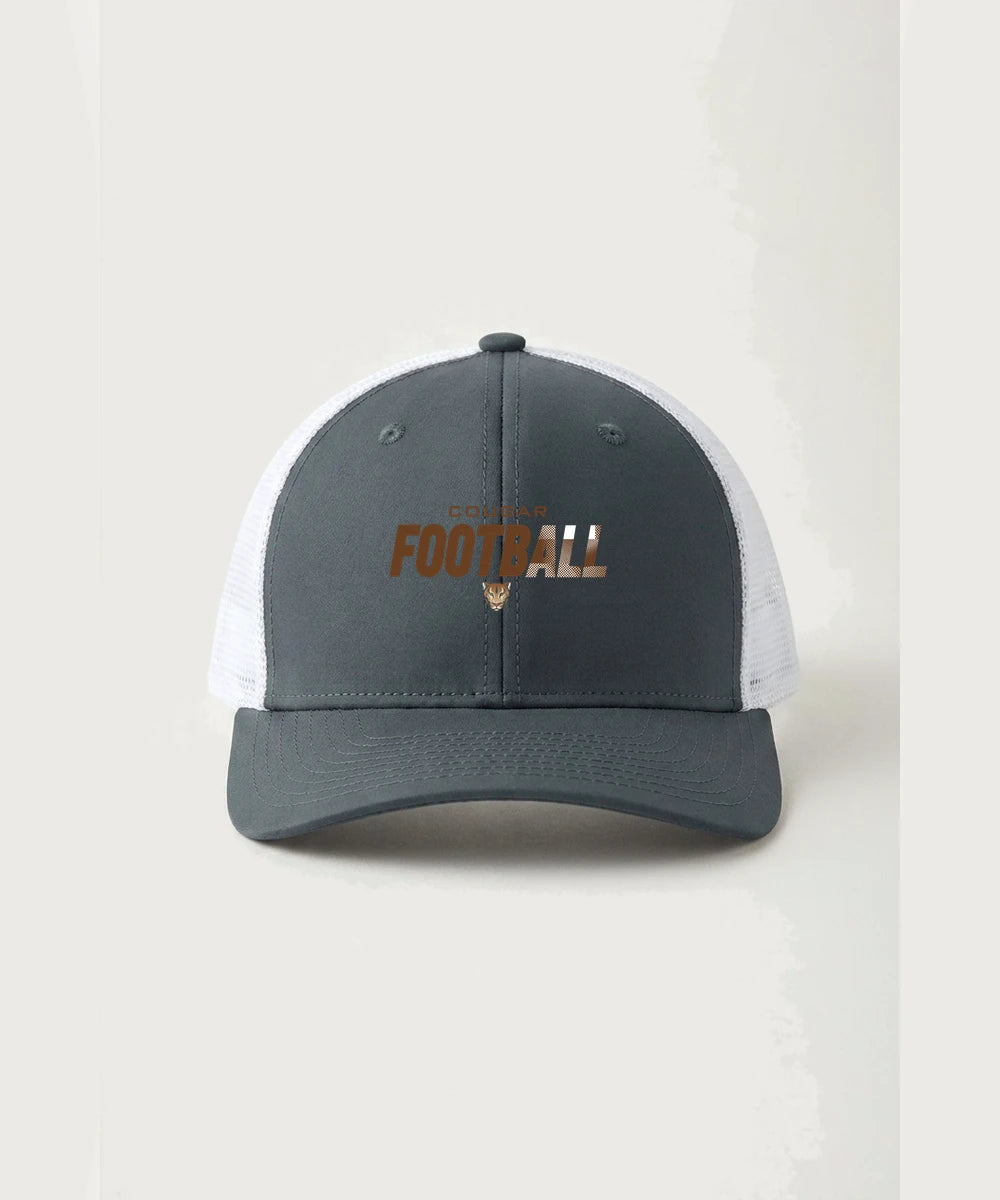 Ada Borup High School Football (Boys) - Iron Grey/ White Sport-Tek Club Trucker Cap STC46