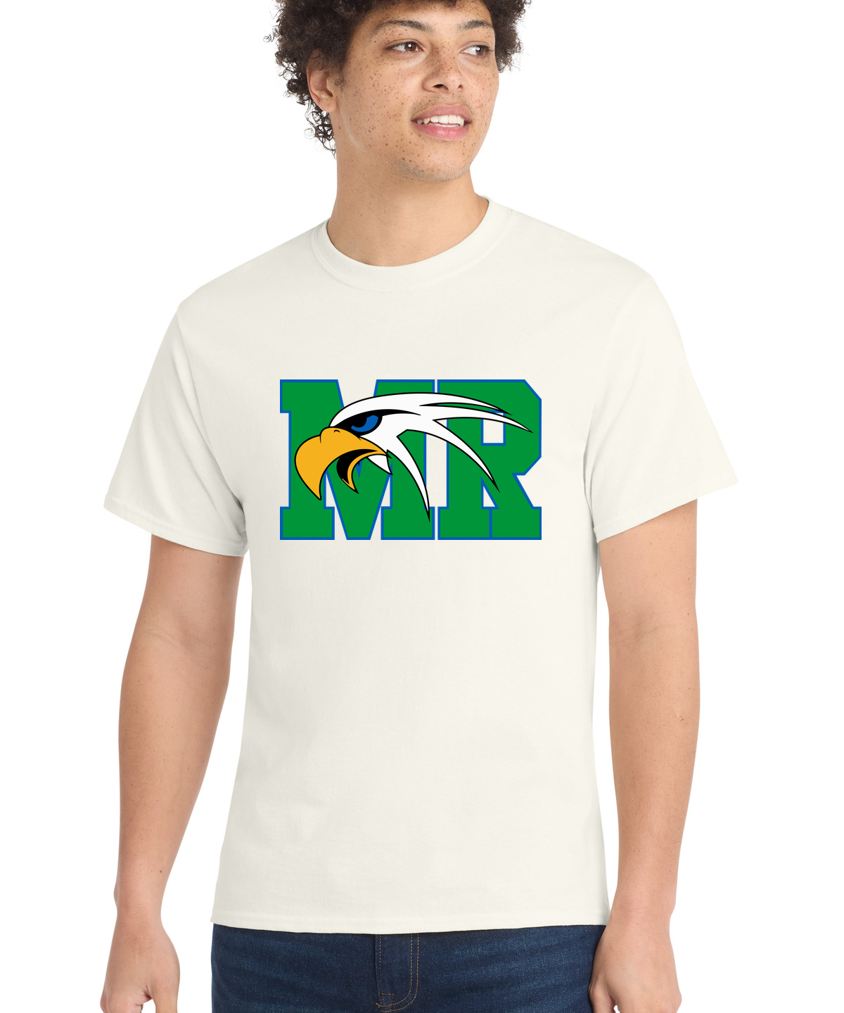 Maple River High School hockey_boys - Ivory Port & Co Core Cotton Tee. PC54