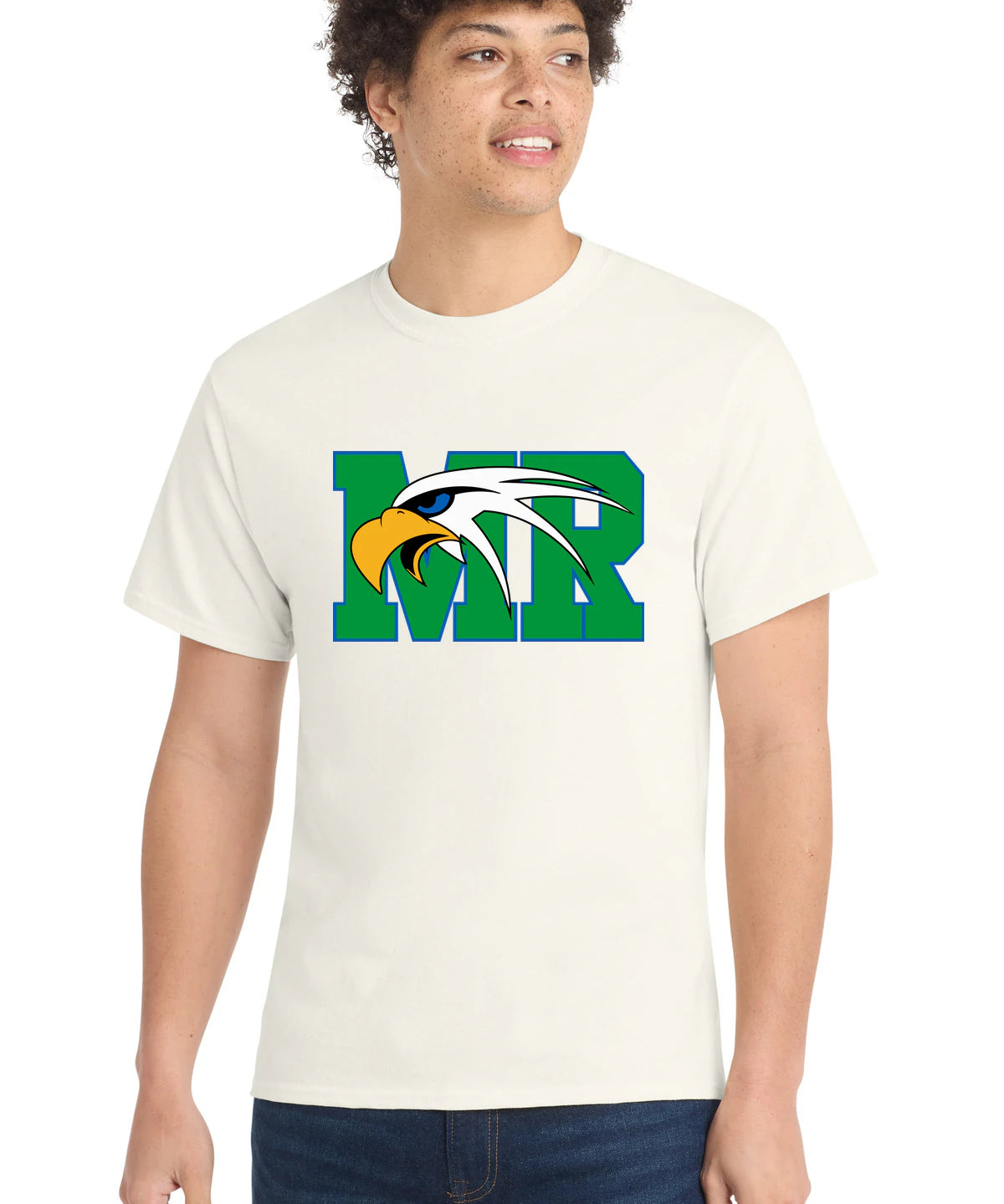 Maple River High School hockey_boys - Ivory Port & Co Core Cotton Tee. PC54