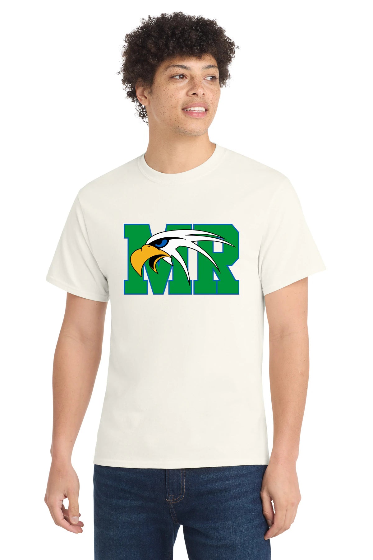 Maple River High School hockey_boys - Ivory Port & Co Core Cotton Tee. PC54