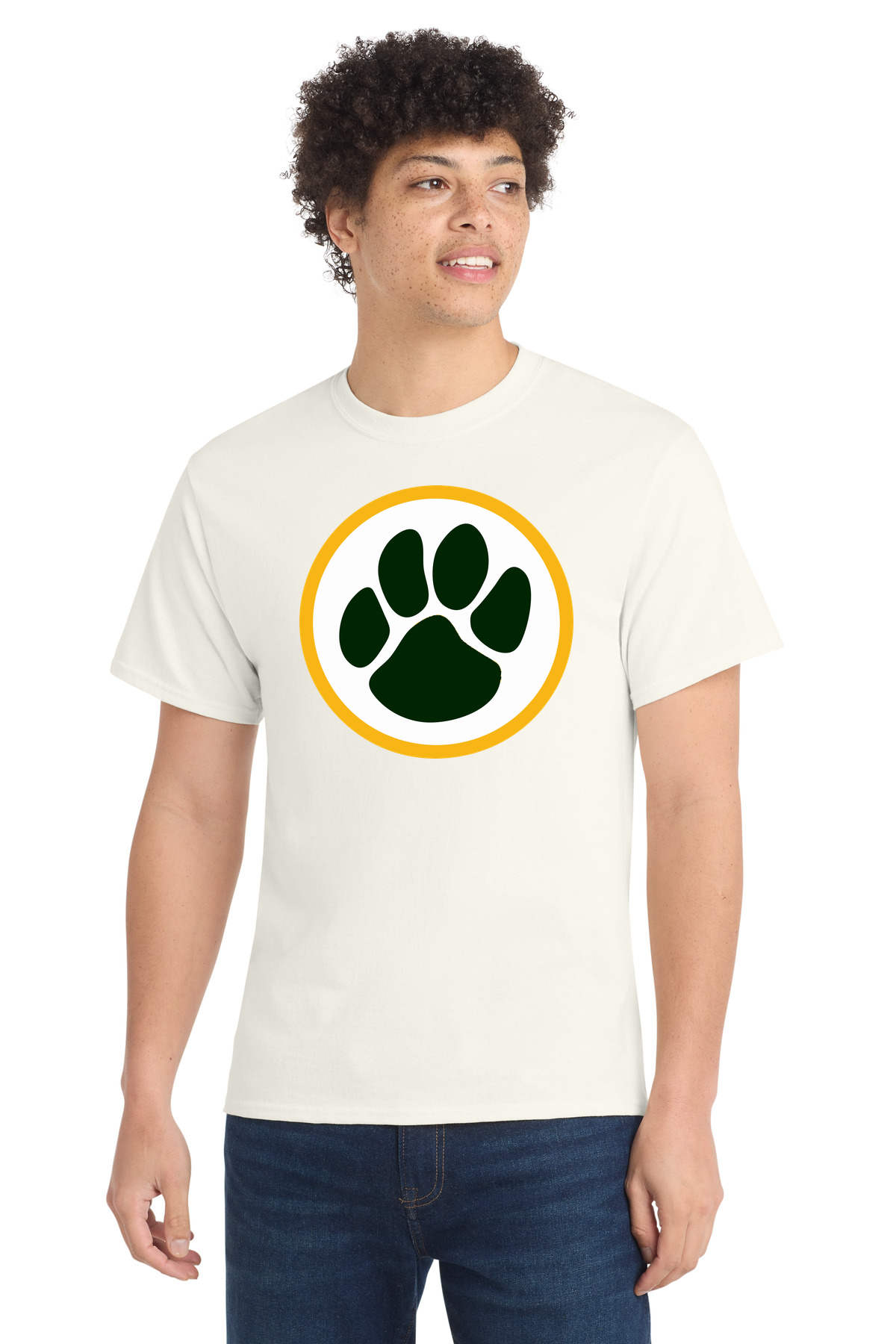 Ashwaubenon High School Football (Boys) - Ivory Port & Co Core Cotton Tee. PC54