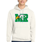 Maple River High School hockey_boys - Ivory Port & Co Core Fleece Pullover Hooded Sweatshirt. PC78H