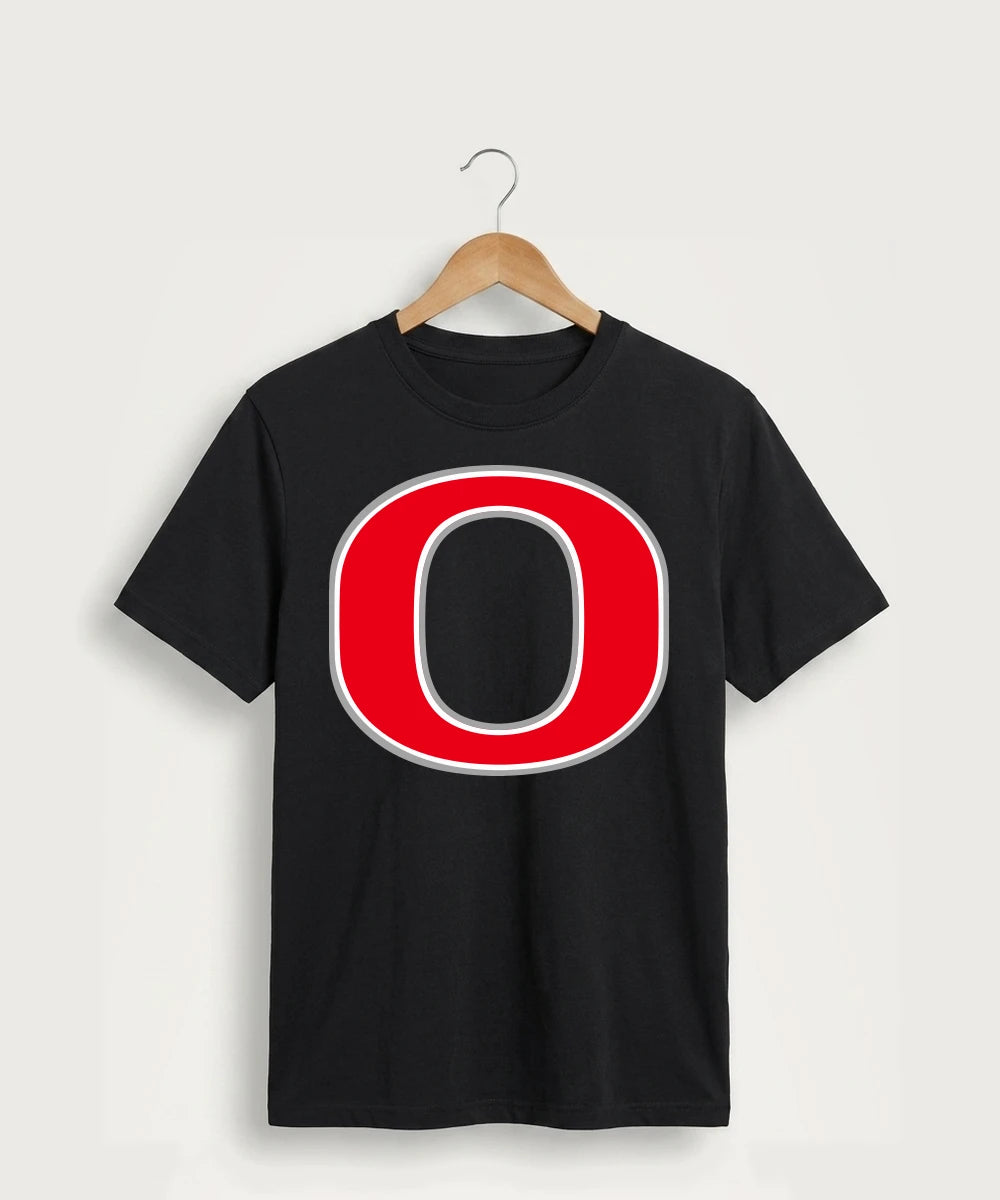 Osakis High School Athletics Coed - Jet Black Port & Co Core Cotton Tee. PC54