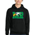 Maple River High School hockey_boys - Jet Black Port & Co Core Fleece Pullover Hooded Sweatshirt. PC78H