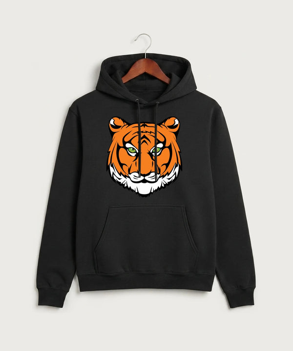 Princeton High School Football (Boys) - Jet Black Port & Co Core Fleece Pullover Hooded Sweatshirt. PC78H