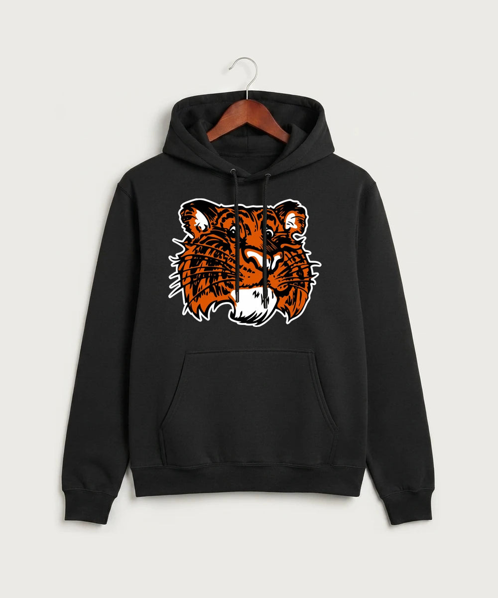 Browerville Public High School Athletics Coed - Jet Black Port & Co Core Fleece Pullover Hooded Sweatshirt. PC78H