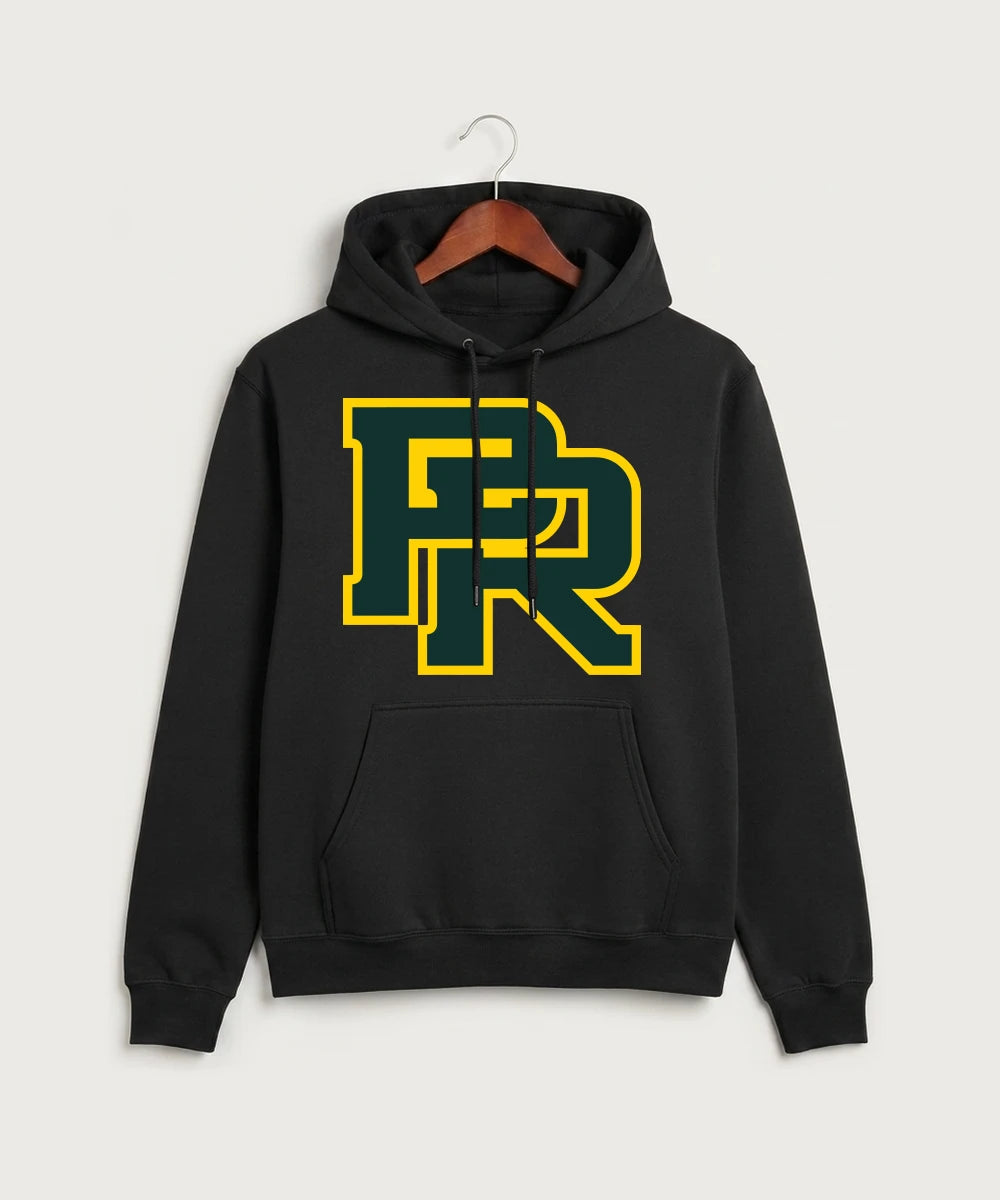 Proctor High School Football (Boys) - Jet Black Port & Co Core Fleece Pullover Hooded Sweatshirt. PC78H