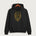 Le-Win Football - Jet Black Port & Co Core Fleece Pullover Hooded Sweatshirt. PC78H