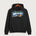 Macktown Warriors Football (Boys) - Jet Black Port & Co Core Fleece Pullover Hooded Sweatshirt. PC78H